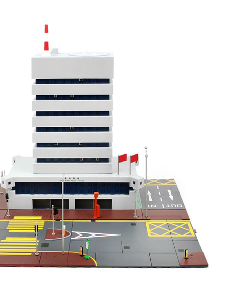 TINY Hong Kong City  1:64 Bd2 Police Station Building Set Street Diorama Model