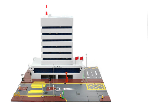 Load image into Gallery viewer, TINY Hong Kong City  1:64 Bd2 Police Station Building Set Street Diorama Model
