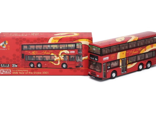 Load image into Gallery viewer, Tiny City Die-cast Model Car - KMB VOLVO Olympian 11m - Year of the Snake 2001
