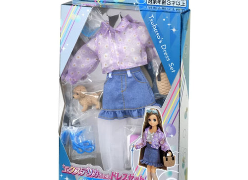 Load image into Gallery viewer, Takara Tomy Clothes Licca Hair Extensions Licca-chan Dress Set-Doggy and Walking

