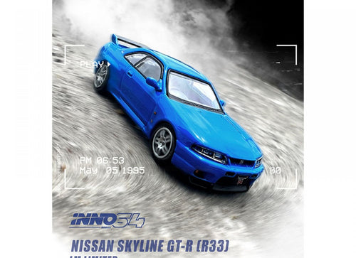 Load image into Gallery viewer, INNO64 1/64 Nissan skyline gt-r r33 lm limited diecast scale model car
