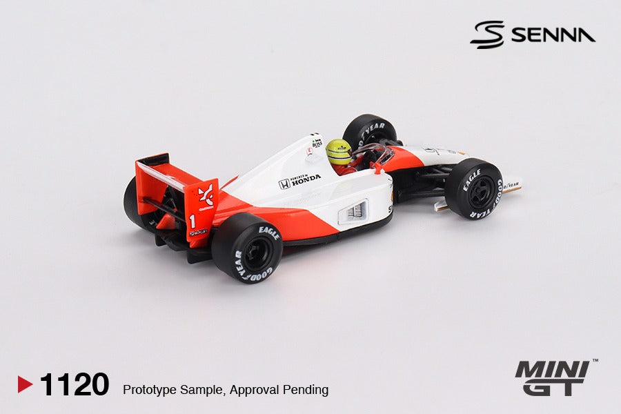 (Pre-order) MINI GT #1120 McLaren MP4/6 #1 Ayrton Senna 1991 Japanese Grand Prix