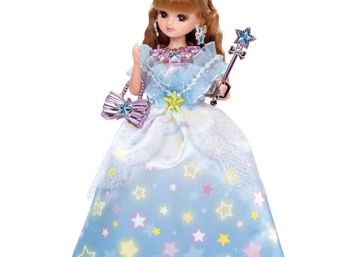 Load image into Gallery viewer, Takara Tomy Licca Chan Doll Set LD-03 Shiny Star Princess w/ Dress Set
