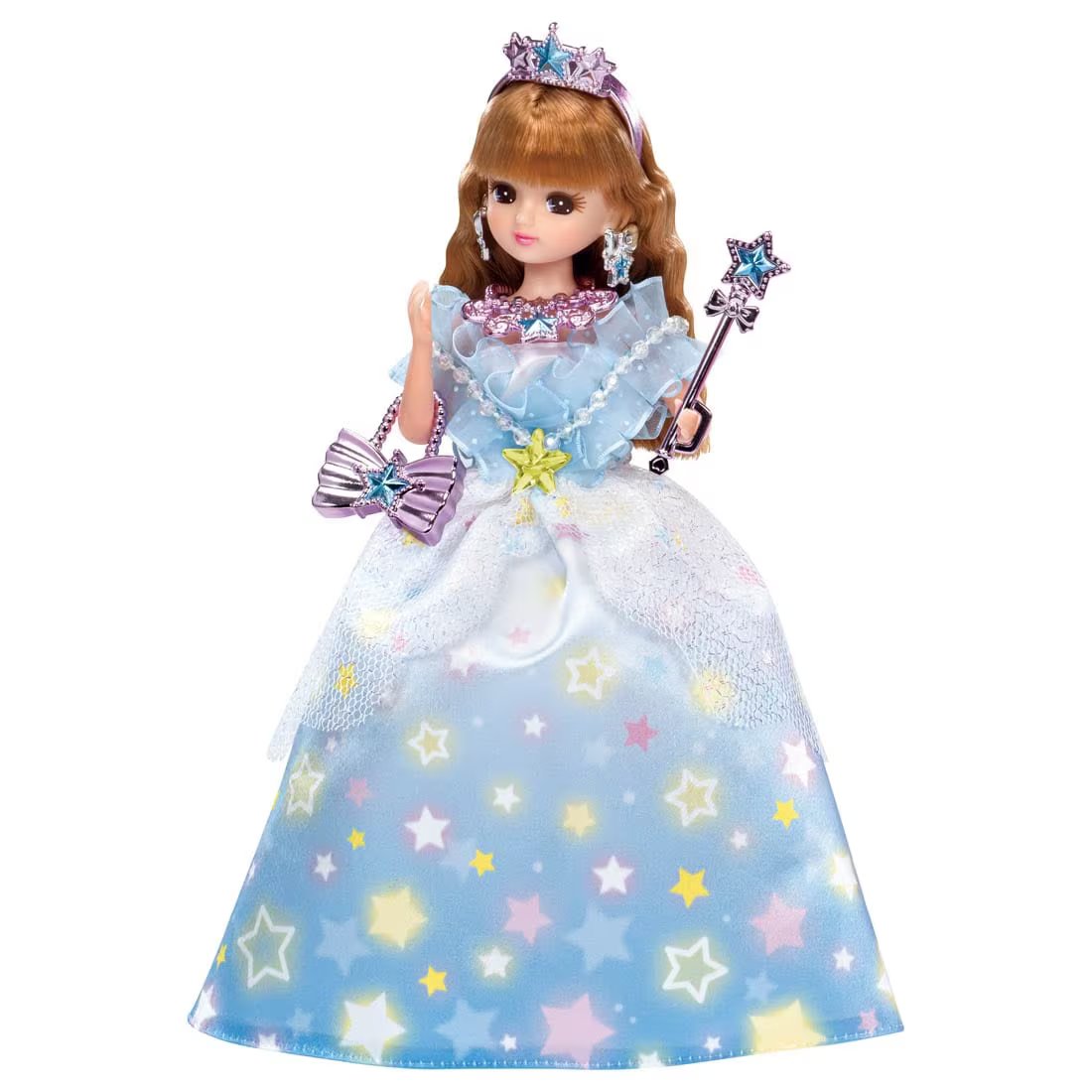 Takara Tomy Licca Chan Doll Set LD-03 Shiny Star Princess w/ Dress Set