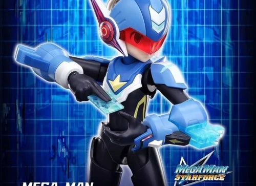 Load image into Gallery viewer, Blokees Champion Class CC01 Mega Man Star Force Shooting Star Rockman Model Kit
