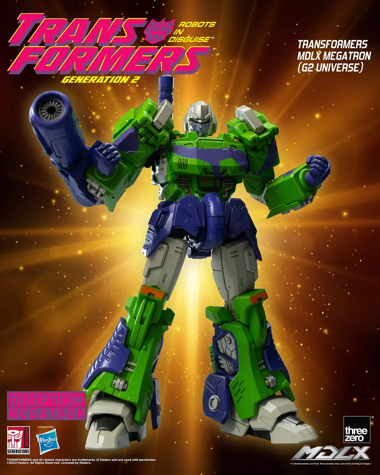 Threezero MDLX Action Figure - Transformers Megatron (G2 Universe)