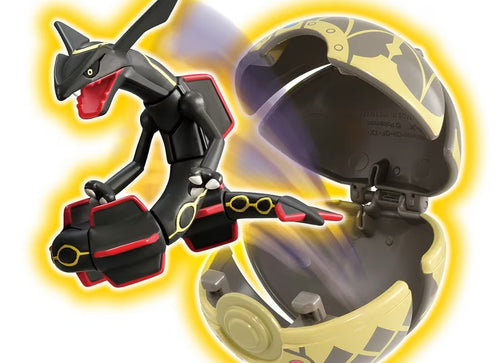 Load image into Gallery viewer, Takara Tomy Monster Collection Pokedel-Z Black Rayquaza (Ancient Monster Ball)
