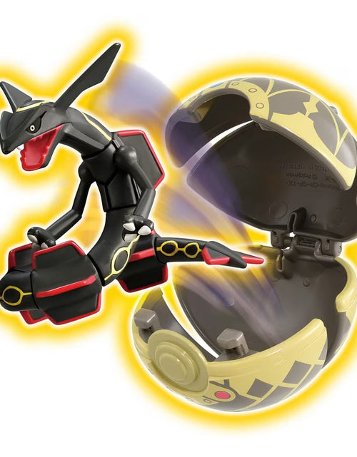 Load image into Gallery viewer, Takara Tomy Monster Collection Pokedel-Z Black Rayquaza (Ancient Monster Ball)
