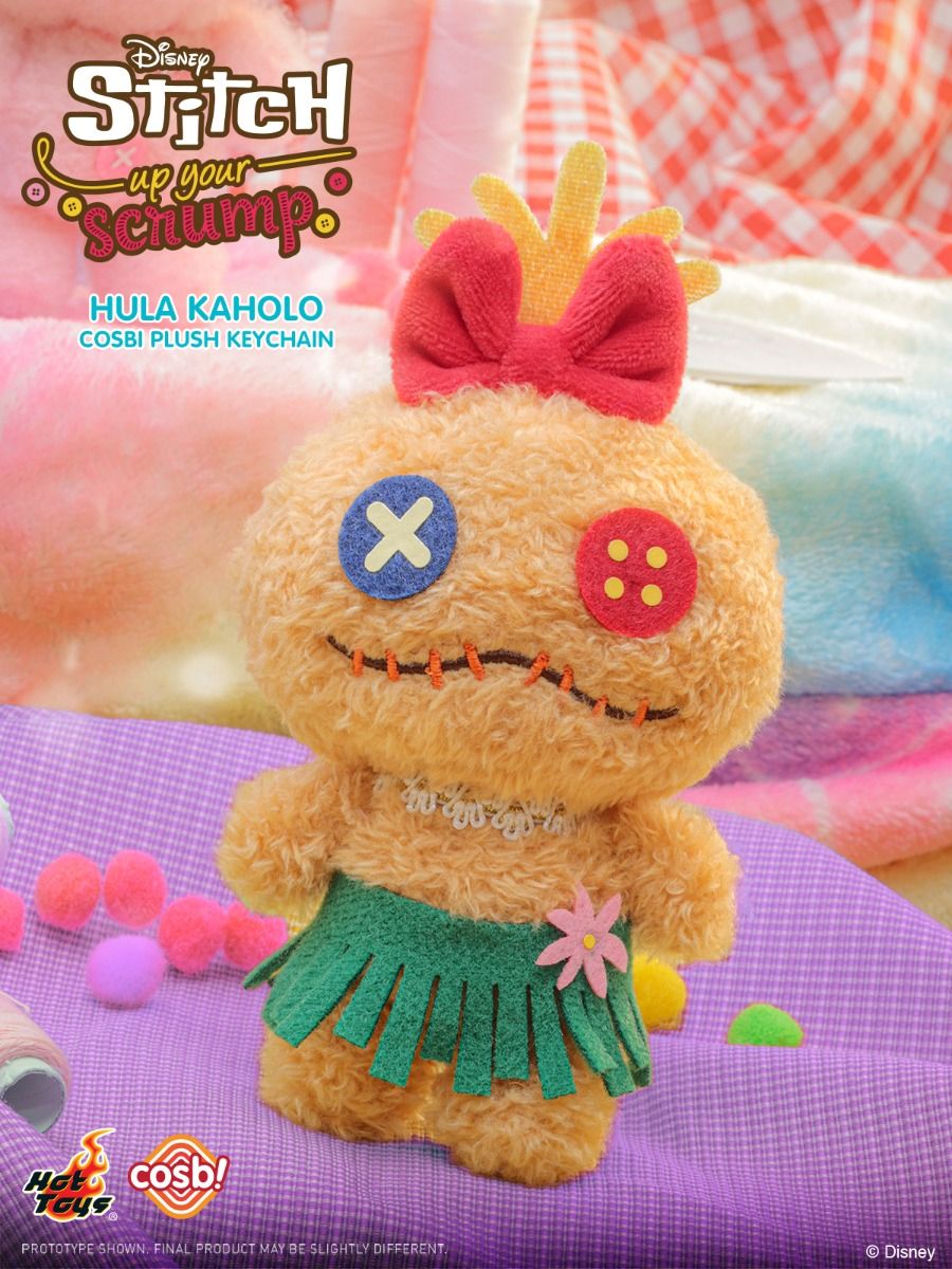 Hot Toys Disney Stitch Up Your Scrump Cosbi Plush Keychain Collection (Full set)