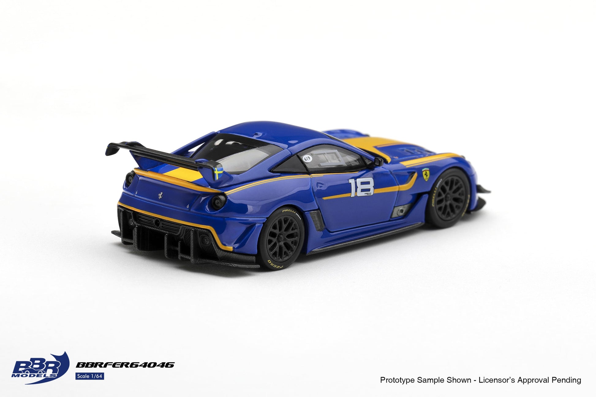 (Pre-order) BBR 1/64 Ferrari 599XX Evo #18 Diecast Model Car