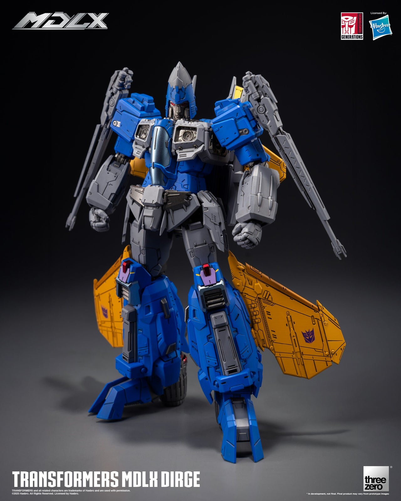 Threezero Transformers MDLX Action Figure Dirge 20 CM