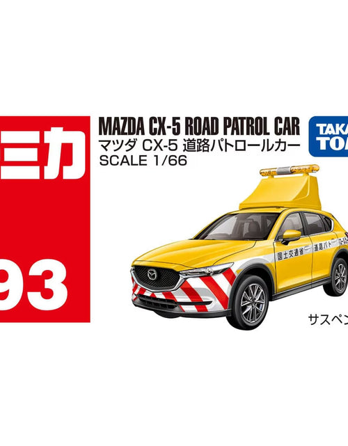 Load image into Gallery viewer, Takara Tomy Tomica #93 1/66 Mazda CX-5 Road Patrol Car Diecast Toys Car
