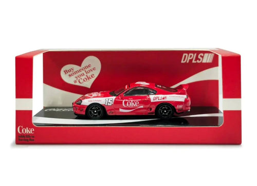Load image into Gallery viewer, Inno64 x DPLS 1/64 Toyota Supra A80 Coca Cola Limited Box Set
