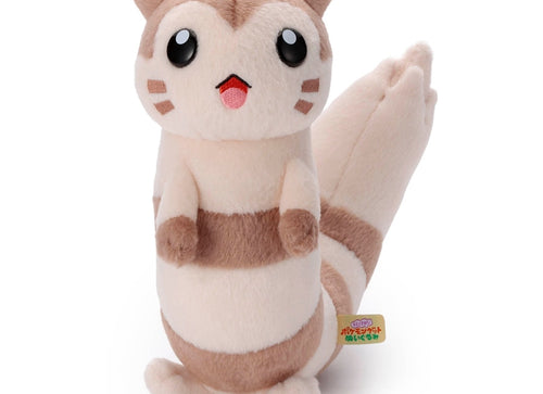 Load image into Gallery viewer, Takara Tomy Arts Pokemon I Choose You! Pokémon Get Plush Furret Stuffed Toy
