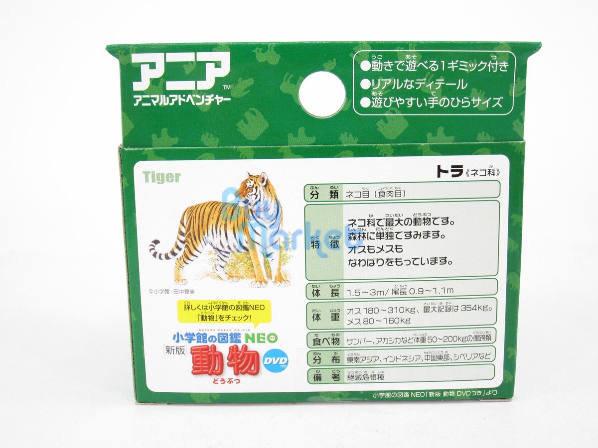 Takara Tomy ANIA AS-30 Tiger Wild Ver. Action Figure Educational Toy Japan