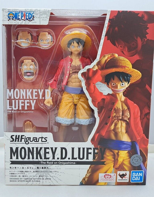 Load image into Gallery viewer, Bandai Tamashii S.H.Figuarts Monkey D. Luffy Onigashima Uchiiri Action Figure
