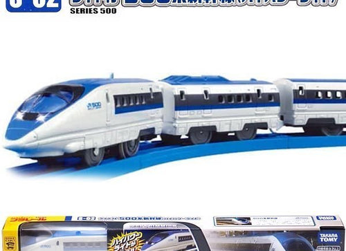 Load image into Gallery viewer, Takara Tomy Plarail Toy Train Series - S-02 500 Shinkansen w/High-Power Light

