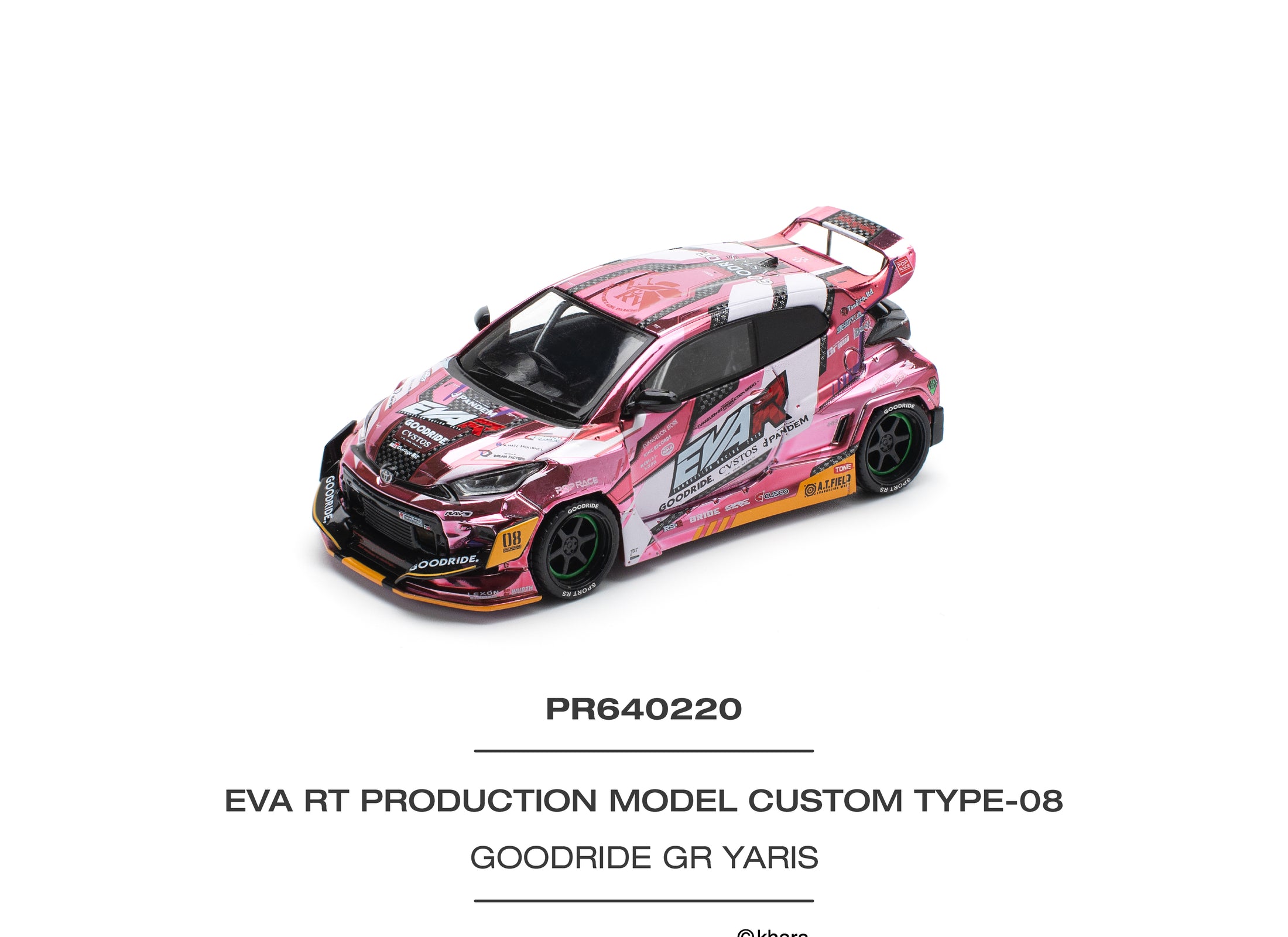 POP RACE 1/64 eva rt production model custom type-08 goodride gr yaris
