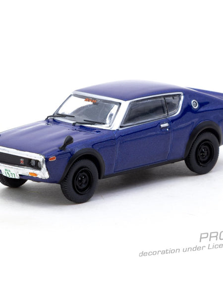 Tarmac Works 1:64 Nissan Skyline 2000GT-R KPGC110 Blue Metallic