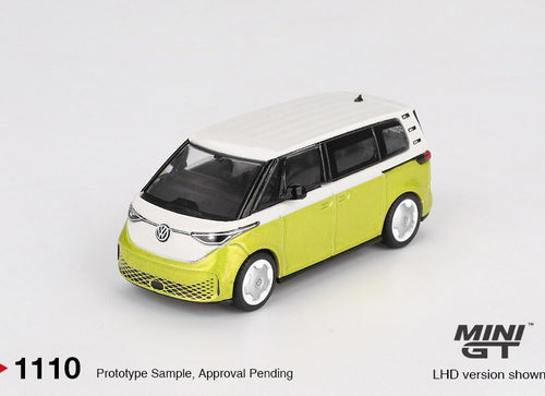 Load image into Gallery viewer, MINI GT #1110 Volkswagen ID.Buzz Candy White / Pomelo Yellow LHD
