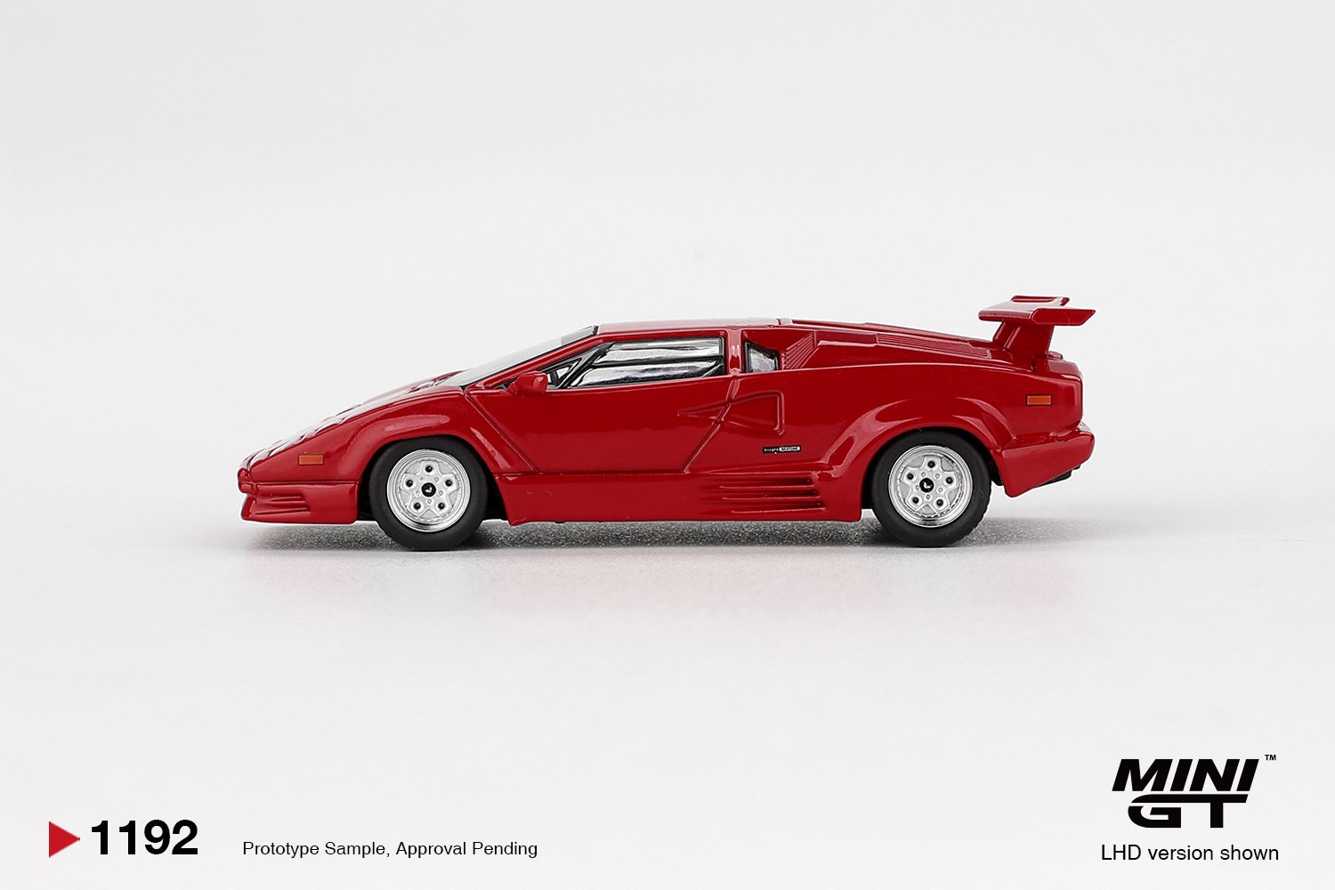 (Pre-order) MINI GT #1192 Lamborghini Countach 25th Anniversary Red Model Car