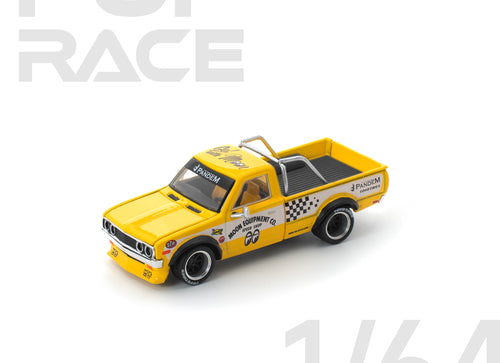 Load image into Gallery viewer, POPRACE 1/64 PANDEM DATSUN 620 - MOONEYES Diecast Model Car
