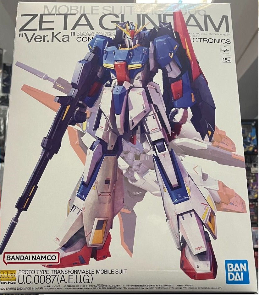 Bandai MG 1/100 MSZ-006 ZETA GUNDAM VER KA (Gundam Model Kits)