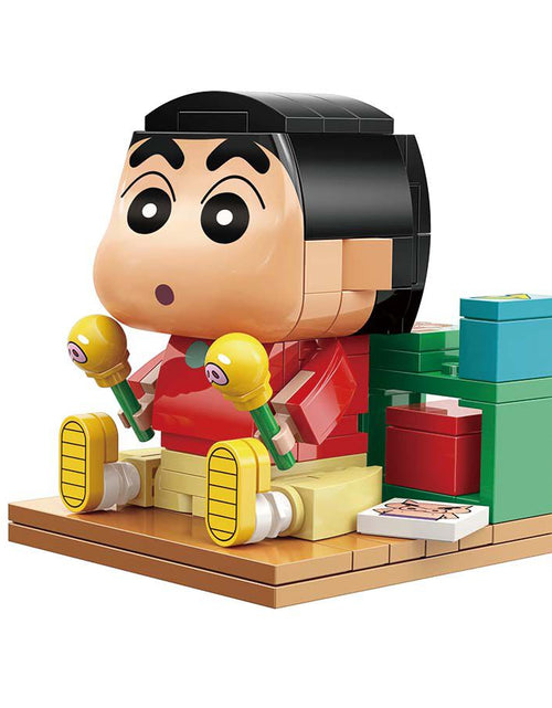 Load image into Gallery viewer, Keeppley Qman Building Blocks Toy #K20601: Shinchan &quot;Crayon Shin-chan&quot;
