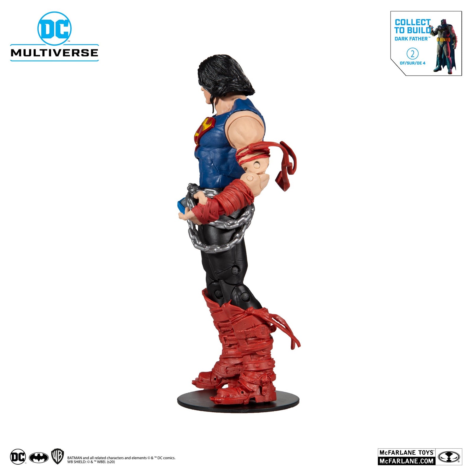 McFarlane Toy DC Death Metal Build-A (Dark Father.)- Superman  7' Action Figure