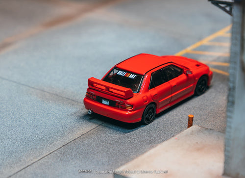Load image into Gallery viewer, (Pre-order) Tarmac Works 1/64 Mitsubishi Lancer GSR Evolution III Red
