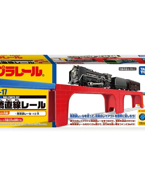 Load image into Gallery viewer, Takara Tomy Plarail Rail Train Accessories Parts R-17 Bridge Straight Rail
