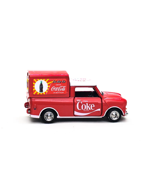 Load image into Gallery viewer, Tiny City Die-cast Model Car - 1/50 Morris Mini Pickup Coca-Cola
