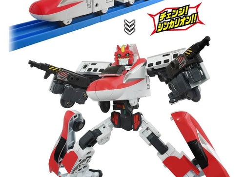 Load image into Gallery viewer, Takara Tomy Shinkansen SGX02 Transforming Robot Shinkalion E6 Komachi Plarail
