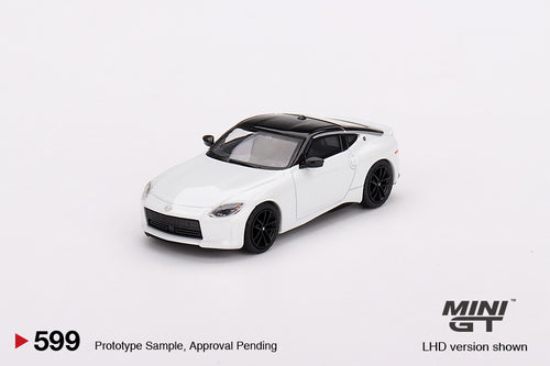Load image into Gallery viewer, Mini GT #599 Nissan Z Performance 2023 Everest White Model car
