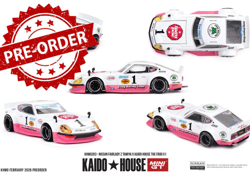 Load image into Gallery viewer, (Pre-order) Kaido House X Mini GT Nissan Fairlady Z TAMIYA The FROG V1 #KHMG263
