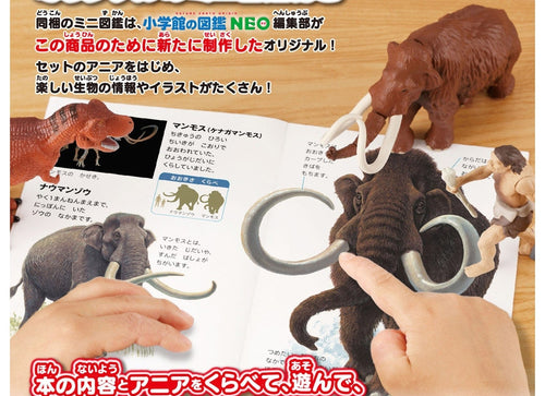 Load image into Gallery viewer, Takara Tomy Ania Shogakukan Encyclopedia Neo Prehistoric Creatures w/mini Guide
