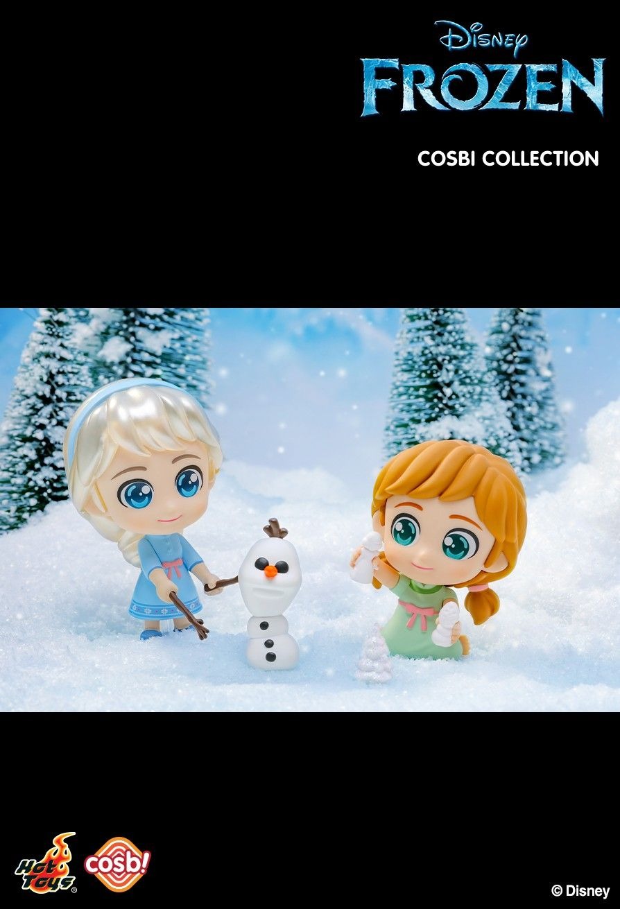 Hot Toys Cosbi Bobble-Head Collection Disney Snow Princess 8 Figure Set Series 2
