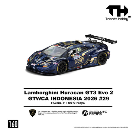 (Pre-order) Trends Hobby 1/64 - #241083(Q) Lamborghini Huracan GT3 EVO2 - GTWCA