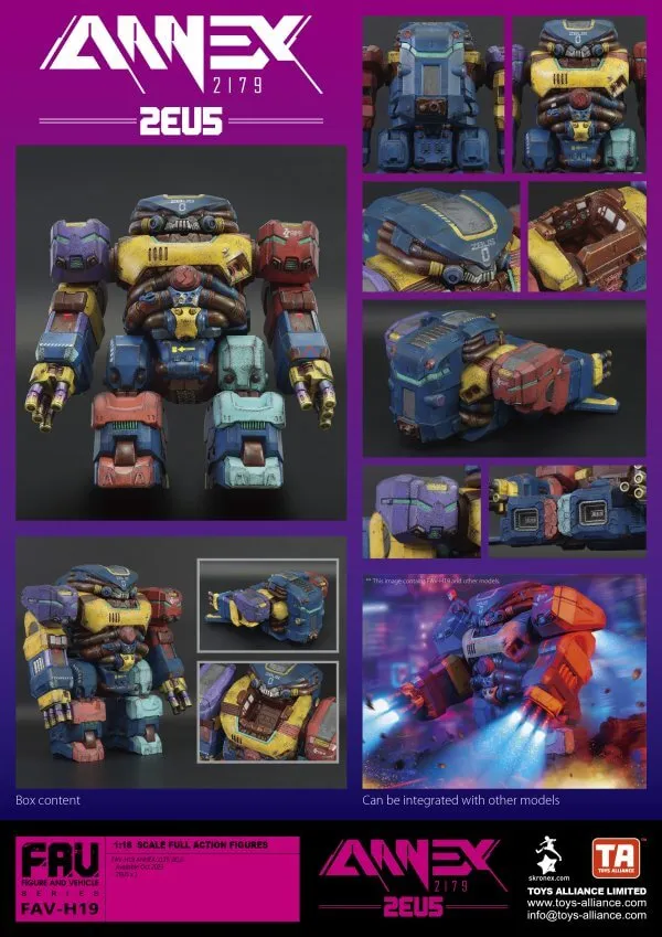 TOYS ALLIANCE ANNEX 2179 FAV-H19 2EU5 1:18 Action figure