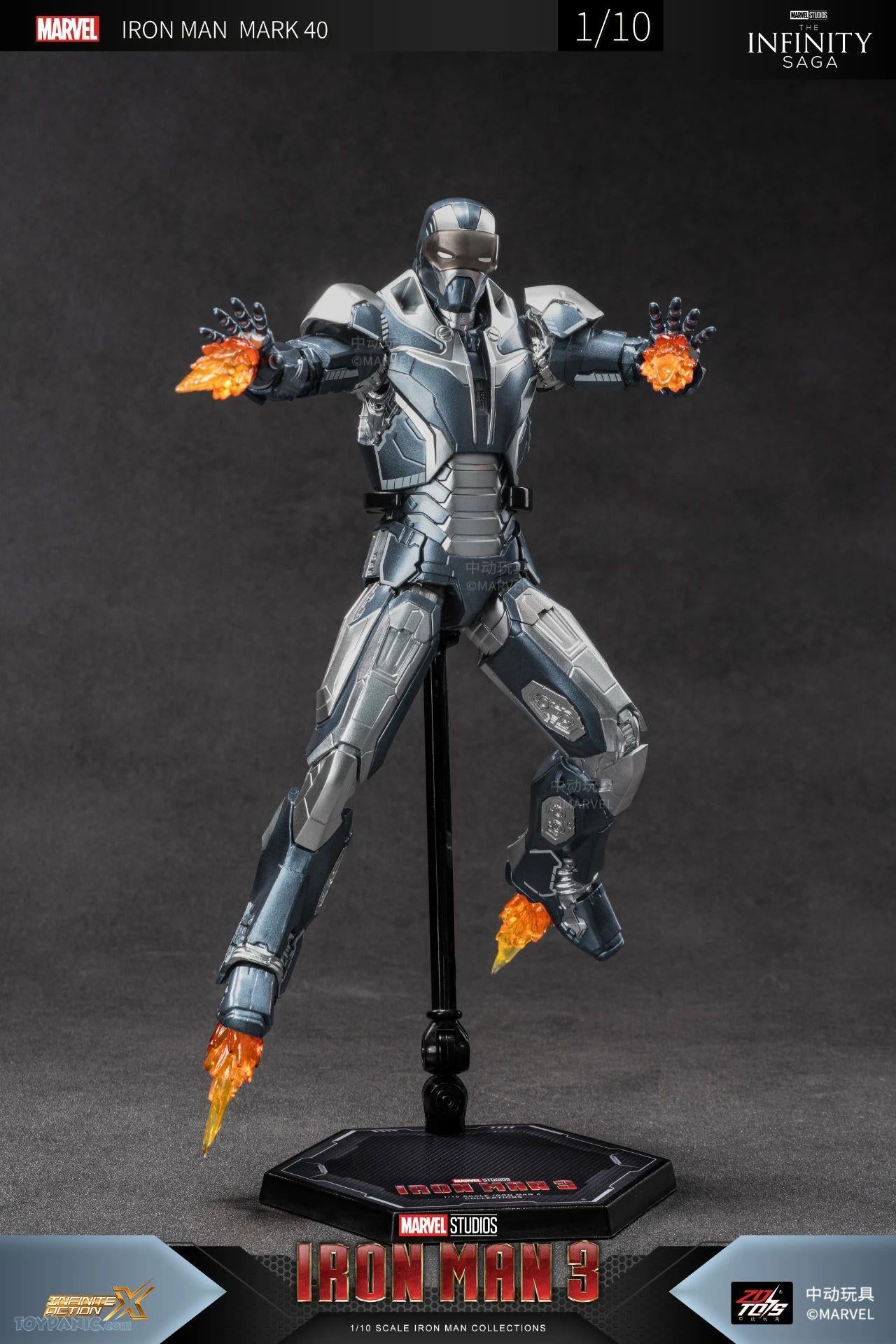 ZD Toys Marvel Avengers 1/10 Iron Man MK40 Action Figure