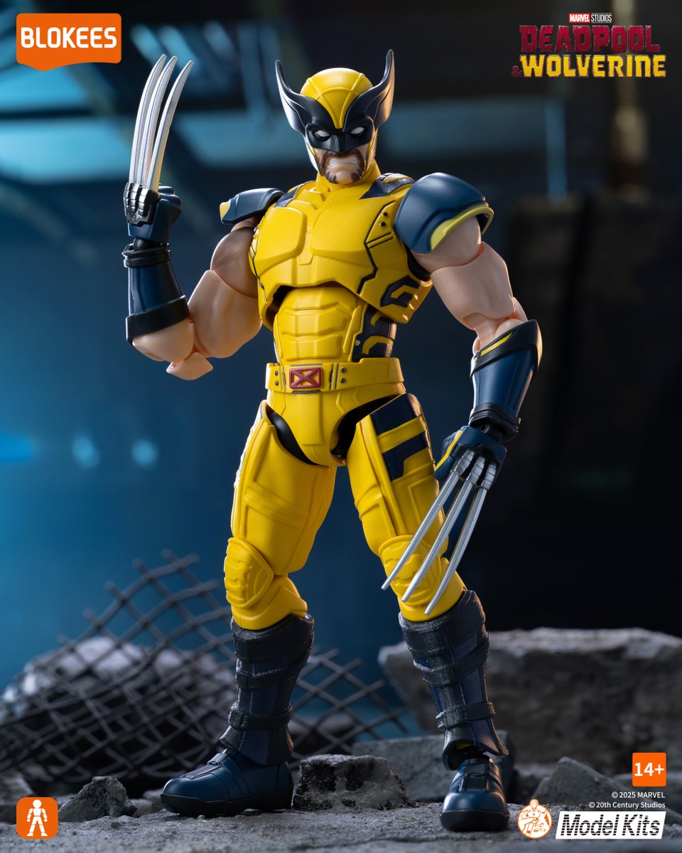 Blokees Marvel Deadpool & Wolverine – SAGA81117 Wolverine Model Kits Figure