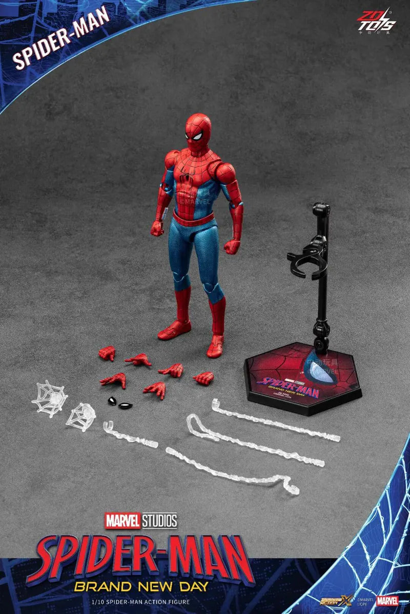 ZD Toys 1:10 Spider-Man (Brand New Day) Collectible Action Figure Set