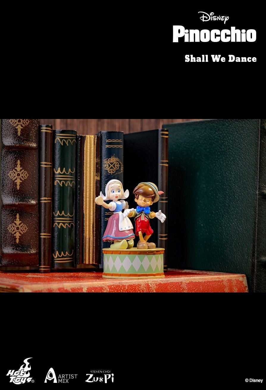 Hot Toys Disney Pinocchio Fantasy Heart Song Artist Mix Collectibles Full set 6