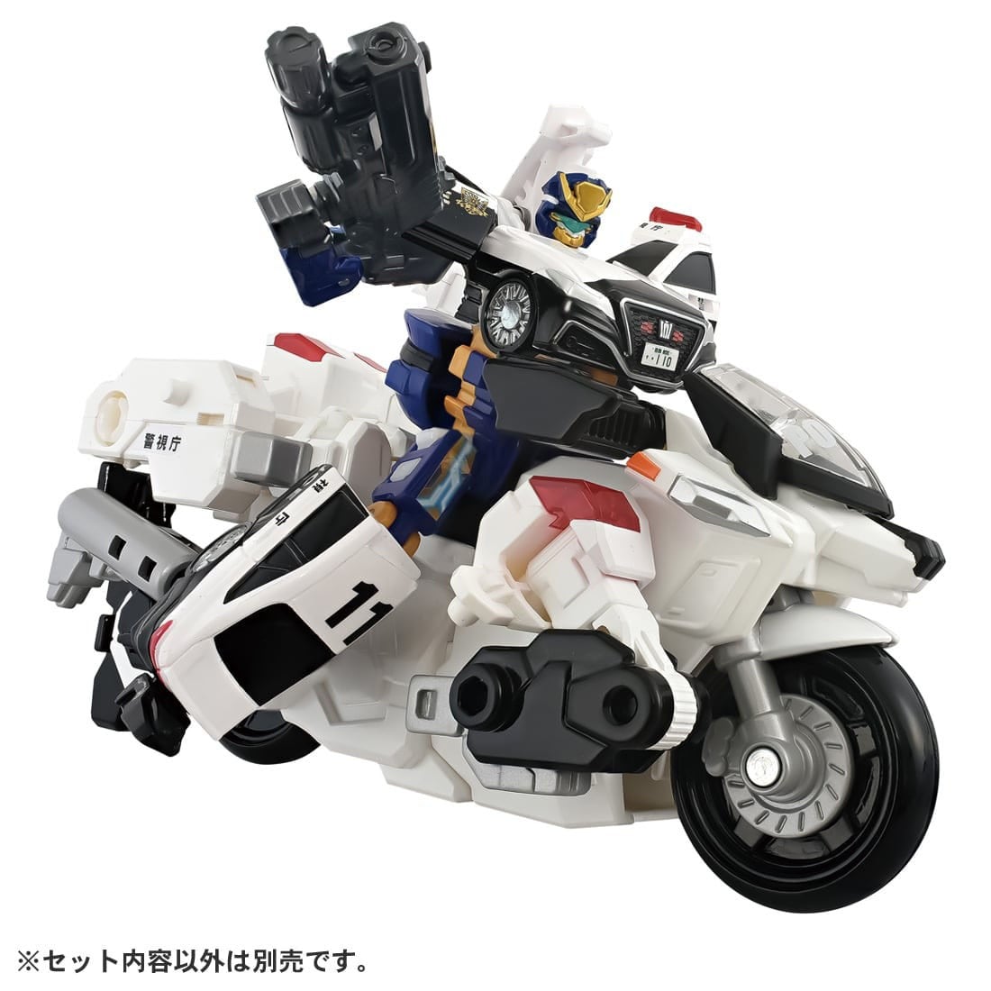 Takara Tomy Tomica Jobraver Rising Police Braver Deka Ride Armor Police Bike Set