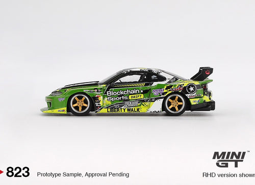 Load image into Gallery viewer, MINI GT 1/64 Nissan LB-Super Silhouette S15 SILVIA #555 V2 2024
