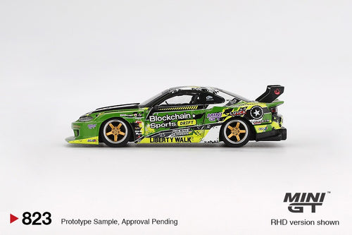 Load image into Gallery viewer, MINI GT 1/64 Nissan LB-Super Silhouette S15 SILVIA #555 V2 2024
