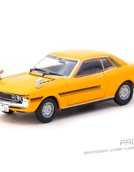 (Pre-order) Tarmac Works 1/64 Toyota Celica 1600GT TA22 Orange Diecast Model Car