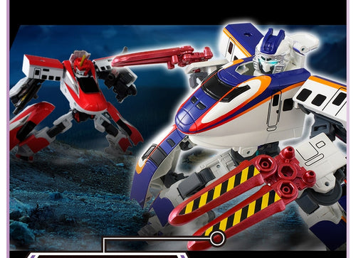 Load image into Gallery viewer, Takara Tomy Plarail Shinkansen Transforming Robot SGX09 Shinkalion E3 Tsubasa
