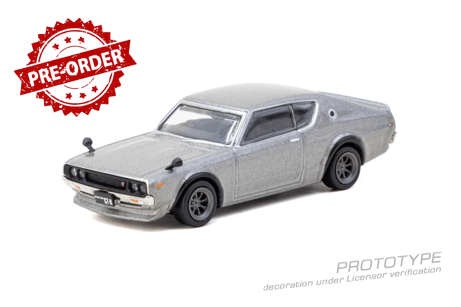 (Pre-order) Tarmac Works 1/64 Nissan Skyline 2000GT-R (KPGC110) Silver
