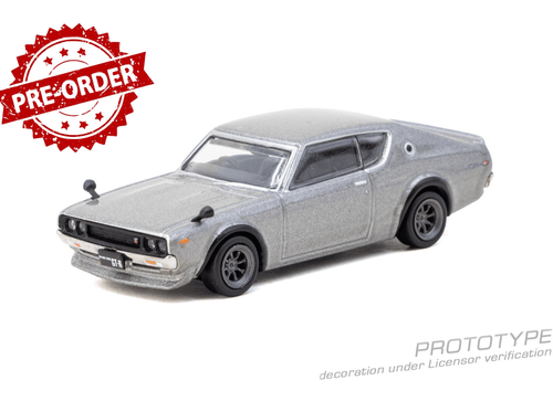 Load image into Gallery viewer, (Pre-order) Tarmac Works 1/64 Nissan Skyline 2000GT-R (KPGC110) Silver
